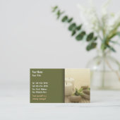 Massage-Visitenkarte Visitenkarte (Stehend Vorderseite)