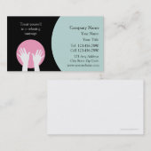 Massage-Visitenkarte Visitenkarte (Vorne/Hinten)