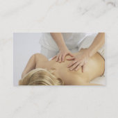 Massage-Visitenkarte Visitenkarte (Rückseite)