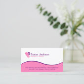 Massage-Visitenkarte Visitenkarte (Stehend Vorderseite)