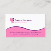 Massage-Visitenkarte Visitenkarte (Vorderseite)