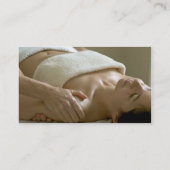 Massage-Visitenkarte Visitenkarte (Rückseite)