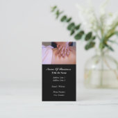 Massage-Visitenkarte Visitenkarte (Stehend Vorderseite)