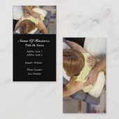 Massage-Visitenkarte Visitenkarte (Vorne/Hinten)
