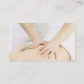 Massage-Visitenkarte Visitenkarte (Rückseite)