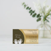 Massage-Visitenkarte Visitenkarte (Stehend Vorderseite)