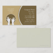 Massage-Visitenkarte Visitenkarte (Vorne/Hinten)