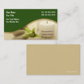 Massage-Visitenkarte Visitenkarte (Vorne/Hinten)