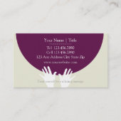 Massage-Visitenkarte Visitenkarte (Vorderseite)