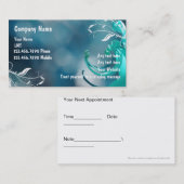 Massage-Visitenkarten Terminkarte (Vorne/Hinten)