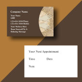 Massage-Visitenkarten Terminkarte