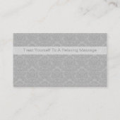 Massage-Visitenkarten Visitenkarte (Rückseite)