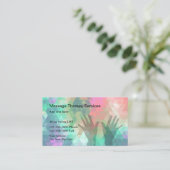 Massage-Visitenkarten Visitenkarte (Stehend Vorderseite)