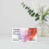 Massage-Visitenkarten Visitenkarte (Stehend Vorderseite)