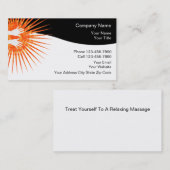 Massage-Visitenkarten Visitenkarte (Vorne/Hinten)