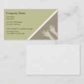 Massage-Visitenkarten Visitenkarte (Vorne/Hinten)