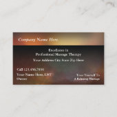 Massage-Visitenkarten Visitenkarte (Vorderseite)