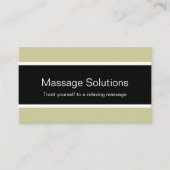 Massage-Visitenkarten Visitenkarte (Vorderseite)