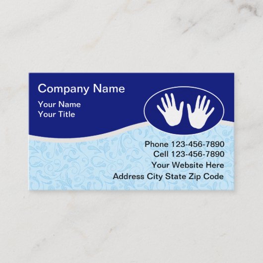 Massage-Visitenkarten Visitenkarte (Vorderseite)