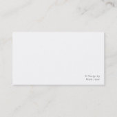 Massage-Visitenkarten Visitenkarte (Rückseite)