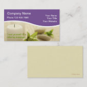 Massage-Visitenkarten Visitenkarte (Vorne/Hinten)