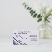 Massage-Visitenkarten Visitenkarte (Stehend Vorderseite)