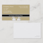 Massage-Visitenkarten Visitenkarte (Vorne/Hinten)