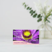 Massage-Visitenkarten Visitenkarte (Stehend Vorderseite)