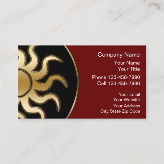 Massage-Visitenkarten Visitenkarte (Vorderseite)