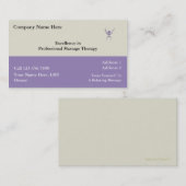 Massage-Visitenkarten Visitenkarte (Vorne/Hinten)