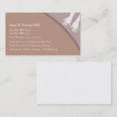 Massage-Visitenkarten Visitenkarte (Vorne/Hinten)