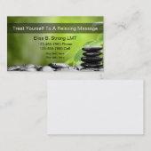 Massage-Visitenkarten Visitenkarte (Vorne/Hinten)