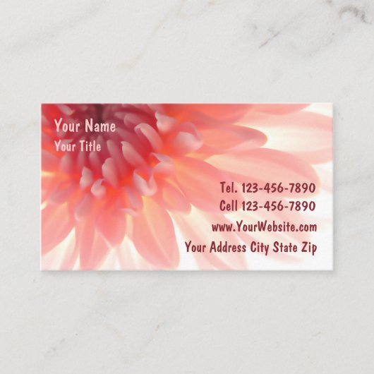 Massage-Visitenkarten Visitenkarte (Vorderseite)