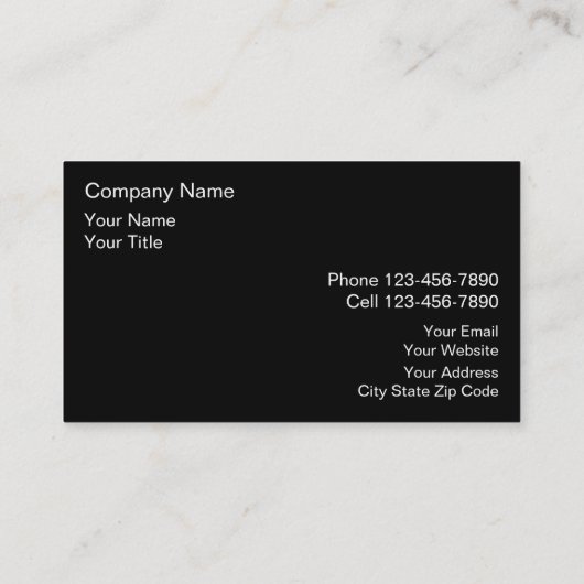 Massage-Visitenkarten Visitenkarte (Rückseite)