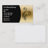 Massage-Visitenkarten Visitenkarte (Vorne/Hinten)