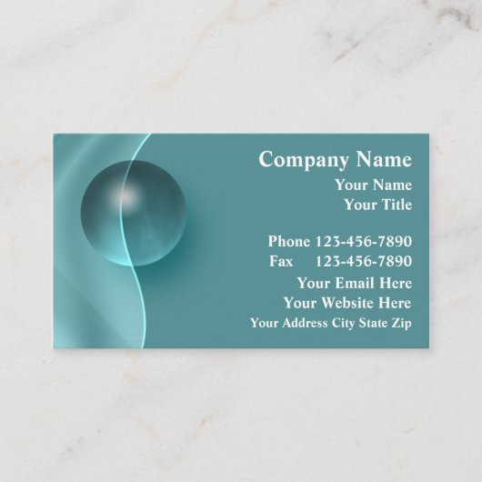 Massage-Visitenkarten Visitenkarte (Vorderseite)