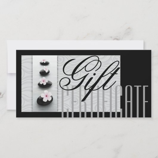 Massage Wellness-Center Geschenkgutschein Heilung Dankeskarte (Vorderseite)