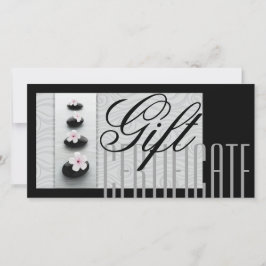 Massage Wellness-Center Geschenkgutschein Heilung  Dankeskarte