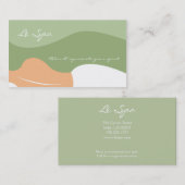 MASSAGE WELLNESS-CENTER RELAX GESCHÄFTSKARTEN VISITENKARTE (Vorne/Hinten)