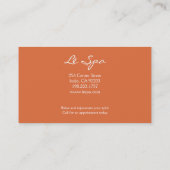 MASSAGE WELLNESS-CENTER RELAX GESCHÄFTSKARTEN VISITENKARTE (Rückseite)