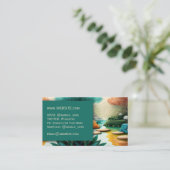 Massage Wellness-Center Salon Nails Berufliche Füh Visitenkarte (Stehend Vorderseite)