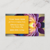 Massage Wellness-Center Salon Nails Berufliche Füh Visitenkarte (Rückseite)