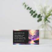 Massage Wellness-Center Salon Reiki Berufliche Füh Visitenkarte (Stehend Vorderseite)