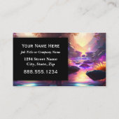 Massage Wellness-Center Salon Reiki Berufliche Füh Visitenkarte (Rückseite)