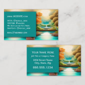 Massage Wellness-Center Salon Wellness Berufliche  Visitenkarte (Vorne/Hinten)