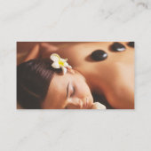 Massage-Wellness-Center-Thema Visitenkarte (Rückseite)