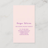 Massage Wellness-Center Wellness Holograph Stone L Terminkarte (Rückseite)