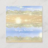 Massage Wellness-Center Wellness Pastel Gold Light Terminkarte (Vorderseite)