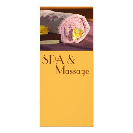 Massage Werbekarte (Vorne)