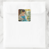 Massageaufkleber Quadratischer Aufkleber (Tasche)